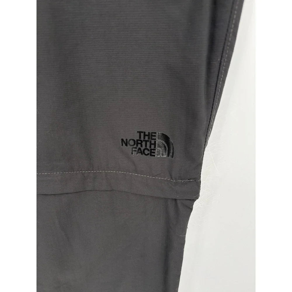 North Face Convertible Cargo Hiking Pants Men's Black Paramount 40x30, Short